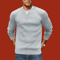 Jakob – Teksturert henley-genser i klassisk stil